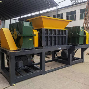 Broyeur textile à deux axes 45 kW 380 V JIUNUO, directement de l'usine, pour seau en plastique domestique, plaque de station, équipement de recyclage - Product Image 5