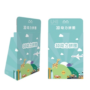 Customized promotional counter box paper display stand desktop retail table top display