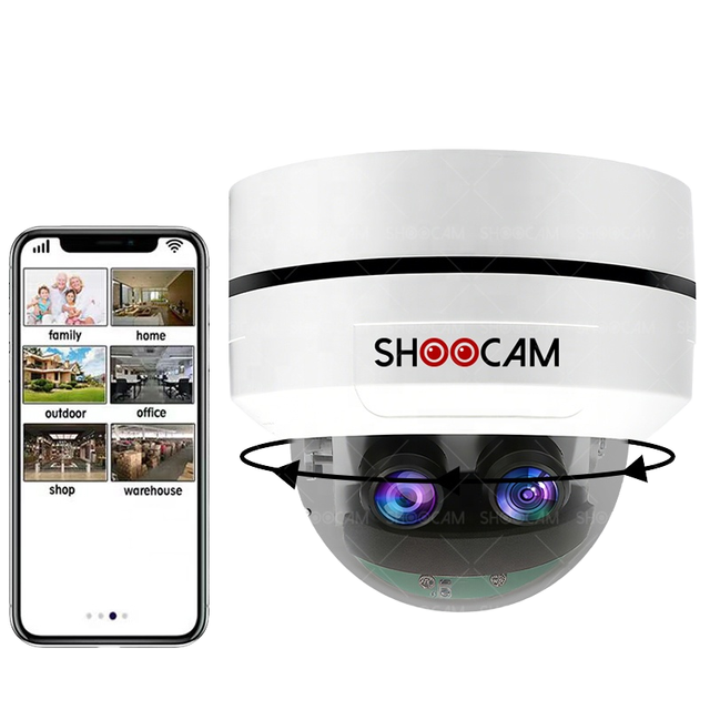 8mp Outdoor Dome Wireless Security Camera Poe 4k 10x Optical Zoom Ptz 360 Ip66 Two Way Audio With Night Vision IP Network Camera