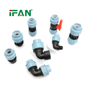Raccord rapide IFAN pour tuyauterie agricole, joint à clipser en polymère haute densité pour l'irrigation des pépinières - Product Image 3
