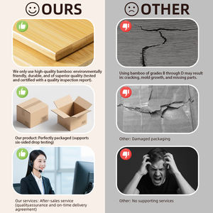 WDF Nouveauté Plateau de canapé personnalisé avec porte-gobelet, plateau de bras, sous-verre de canapé, plateau de canapé pliable en bois de bambou pour salon - Product Image 6