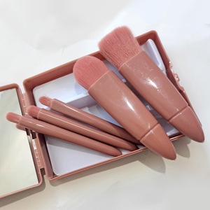Factory Wholesale Synthetic Hair Makeup Brush Set 5 High-quality Eyeshadow Brushes Blending Highlighter Contouring Brushes - Product Image 2