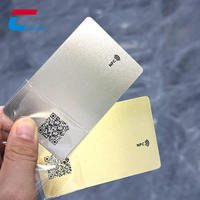 Carte Métallique NFC Personnalisée, Cadeau d'Entreprise, Carte VIP, Acier Inoxydable, Gravure, Impression UV pour Partage sur les Réseaux Sociaux