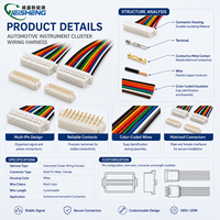 Rangkaian Kabel Konektor PCB Multi Pin untuk Pengontrol dan Perangkat Elektronik
