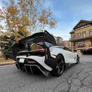 Kit carrosserie en fibre de carbone ZNDR pour 720S, style Senna GTR, pare-chocs avant, capot, spoiler, diffuseur, auto-adhésif, remplacement, neuf - Product Image 6