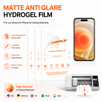 Film hydrogel mat en TPU OEM pour machine de découpe de protection d'écran, film protecteur anti-reflet givré, matériau de film protecteur sur mesure