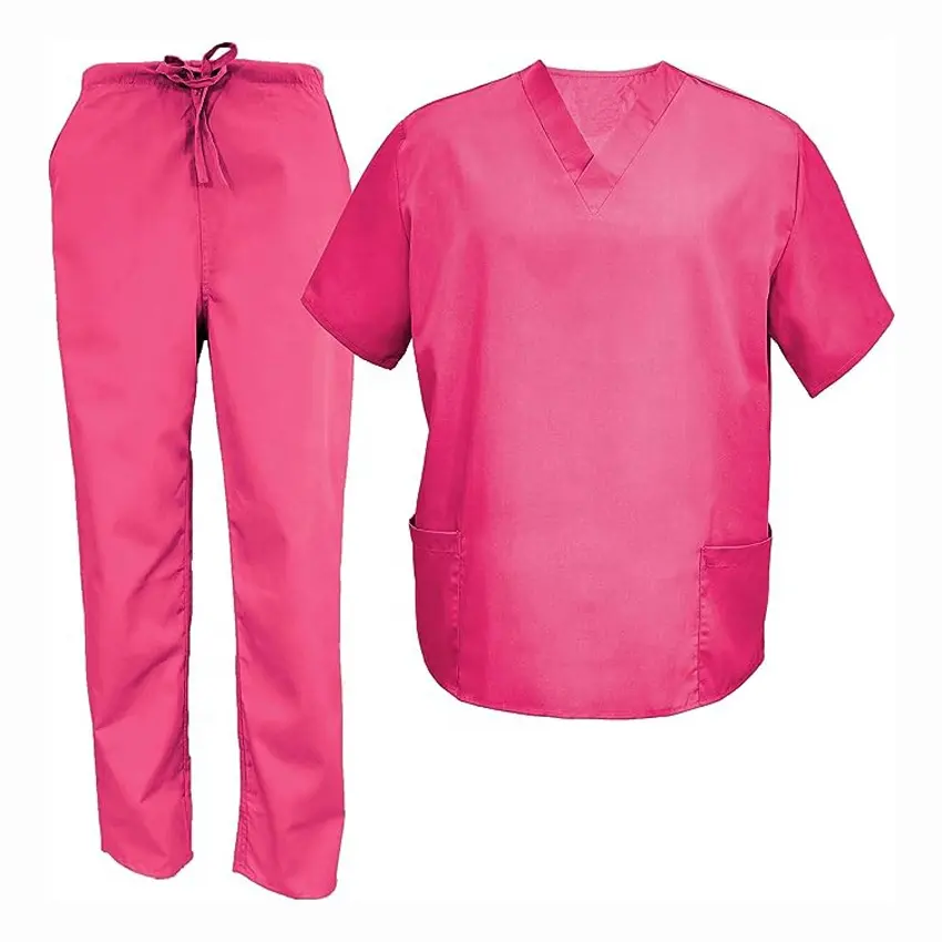 Scrub all'ingrosso Scrub da uomo Set Scrub medico top e pantaloni