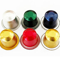 Capsules de café non remplies multicolores en aluminium Saneu pour 37 mm (emballées en carton)