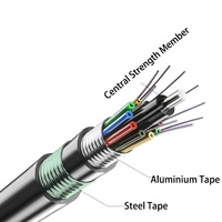 GYTA53-câbles de communication de fibre optique anti-rongeur, 4/6/12/24/36/48/72/96/144 fils, liste de prix