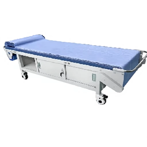 Table de diagnostic échographique électrique avec armoires de rangement, table de transfert patient automatique avec portes coulissantes pour radiologie - Product Image 1