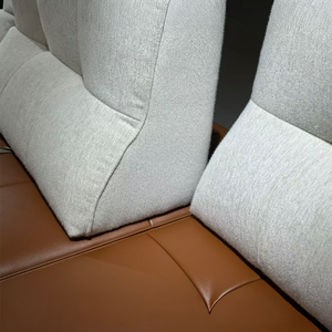 VONLIVA Divano di Lusso Moderno in Ecopelle e Ciniglia, Set di Divani per Soggiorno, <span class=keywords><strong>Design</strong></span> d'Interni Moderno - Product Image 5