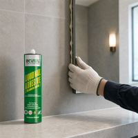 Adhésif sans clou pour panneaux muraux, bois, carrelage, pierre, décoration intérieure, colle de construction pour matériaux de construction, vente en gros