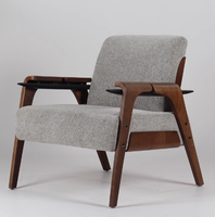 Chaise de salle à manger minimaliste de couleur personnalisée avec structure en bois et revêtement en similicuir pour la maison, le bureau, le salon, l'hôtel
