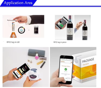 Etiqueta NFC NTAG 223 DNA Personalizada, Etiqueta Frágil con Autenticación AES-128 SDM, 13.56MHz, Anti-Manipulación, Anti-Falsificación, para Artículos de Lujo/Marcas