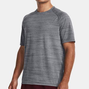 Camisetas Deportivas Dryfit Personalizadas con Logotipo, de Color Sólido, Secado Rápido, Talla Grande, para Hombre - Product Image 3