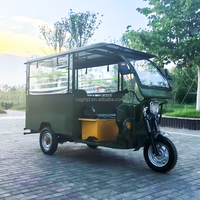 Vente en gros d'usine de tricycle Tuk Tuk Véhicule électrique pousse-pousse électrique Taxi 6 personnes à Bangkok au Kenya à vendre