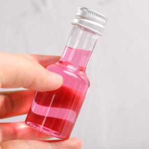 Mini botella <span class=keywords><strong>de</strong></span> plástico vacía con tapa, botellas <span class=keywords><strong>de</strong></span> licor <span class=keywords><strong>de</strong></span> avión - Product Image 4