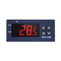 Contrôleur de Température Numérique Thermostat Thermorégulateur Incubateur Relais LED 10A Chauffage Refroidissement STC-1000 STC-3000 12V 24V 220V