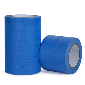 Prevents Paint Bleed No Residue Outdoor Blue Masking Painters Tape Automotive Masking Tape