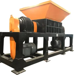 Tire recycling plant portable used waste car tire shredder for sale