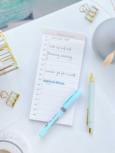 <strong>Time</strong> Block Daily Planner Pad Planner 2026 Customizable Day View Desktop Planner - Product Image 5