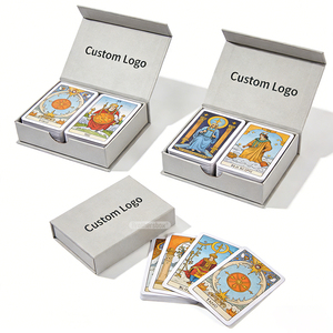 <span class=keywords><strong>Jeu</strong></span> de tarot classique imprimé sur mesure, impression de jeux de société personnalisés, artisanat de divination spirituelle, cartes de tarot pour adultes - Product Image 3