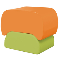 OEM Tender Playful Ensemble de tabourets en mousse 2 pièces pour enfants Jouet doux pour aire de jeux intérieure pour l'école et le centre commercial
