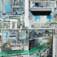LWT kepala tunggal kemasan casing robot untuk botol air botol jus botol minyak dapat dimakan tinju otomatis