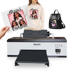เครื่องพิมพ์ Soan New A3 DTF เครื่องพิมพ์ดิจิทัลสำหรับเสื้อยืด เครื่องพิมพ์สำหรับผ้า ขนาด 30 ซม. หัวพิมพ์ R1390 เครื่องพิมพ์ DTF - Product Image 1