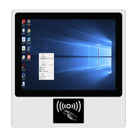 Lector RFID integrado Win, pantalla táctil, impermeable, 10, 12 pulgadas, Panel táctil frontal, PC, tableta, Industrial