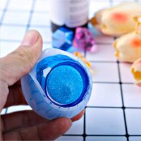 Kit de moules en silicone pour résine, 20 pièces, moules en résine époxy, décoration de la maison, fabrication de sous-verres, ensemble complet d'outils
