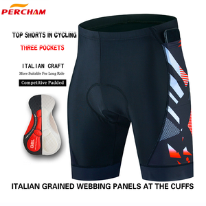 Short de cyclisme personnalisé 5D rembourré en gel pour hommes avec 3 poches sangle grainée de l'artisanat italien pour la course sur route - Product Image 3