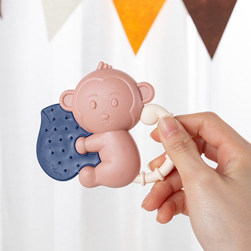 Early Educational Toys Children Toddler Hand bell Teether Ring Hanging Baby Rattle Toy