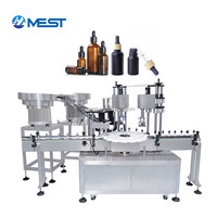 Máquina Llenadora y Tapadora de Botellas Pequeñas Totalmente Automática para Líquidos, Jugos de Frutas, Bebidas, Agua, Aceite y Vino