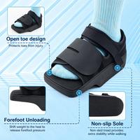 Chaussure orthopédique de décompression de l'avant-pied avec sangles auto-agrippantes réglables pour les blessures aux orteils et le soutien des hallux valgus