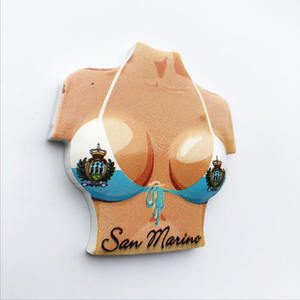 مخصص أستراليا بيكيني شاطئ راتنج مطلي مغناطيس الثلاجة المغناطيسي-السفر تذكارية الحرف اليدوية الزخرفية بالجملة - Product Image 4