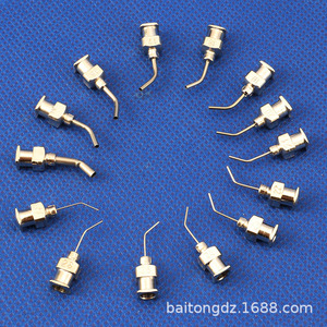 Boquilla mecánica de acero inoxidable con punta de aguja multitubo de 16-27G para inyector dispensador - Product Image 1