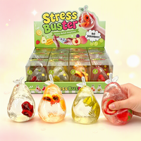 Jouet anti-stress en gelée souple à rebond lent Vaseline Clear Snow Pear, pour soulager l'anxiété, pour enfants et adultes, cadeau amusant pour les fêtes, sans odeur