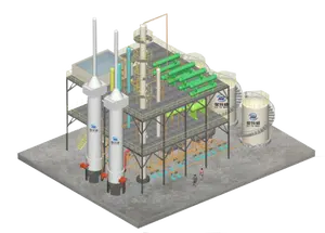 Máquina de equipo de destilación de aceite usado a diésel de aceite de motor residual