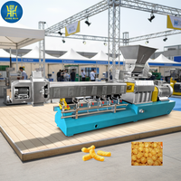 Machine à fabriquer des snacks au maïs, extrudeuse de nourriture soufflée à double vis, machine à souffler le maïs, machines alimentaires pour snacks chinois