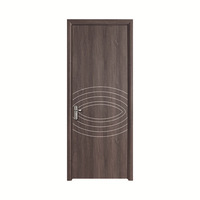 Porte en bois massif portes intérieures modernes en bois pour la maison pour bureau pour porte en bois pour toilette salle de bain