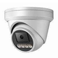Caméra IP tourelle POE 4COVR 8MP AI ISP avec capteur CMOS 1/1.8", vision nocturne couleur, grand angle, audio bidirectionnel, alerte de mouvement, H.265, IP67