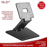 Support d'écran d'ordinateur universel de 10/14/17/24/27 pouces avec base pliable réglable en hauteur