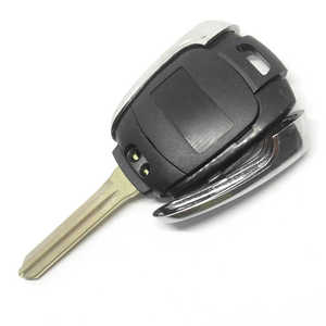 Vỏ chìa khóa điều khiển từ xa thay thế 2 nút cho xe S-sangYong Actyon Kyron <span class=keywords><strong>Rexton</strong></span> Korando với lưỡi dao chưa cắt - Product Image 1