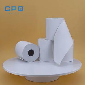 Rollo de Papel Térmico Impermeable para Caja Registradora, 57x30mm, 55gsm, para Punto de Venta, Venta al por Mayor - Product Image 1