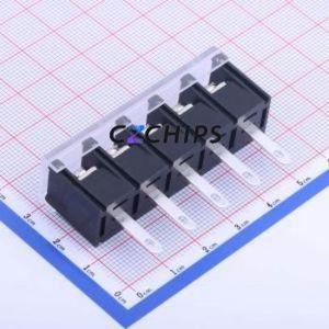 KF58H-10.0-5P Barrier Terminal Block Through hole Component (THT),P=10mm Connector With Cover Plate 10mm 1x5P Straight Pin - Product Image 2