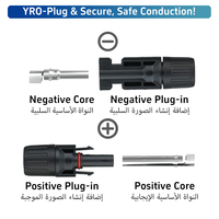 YRO PV-Anschluss Wasserdicht IP68 Premium 1000V DC Stecker Buchse für Solar Power System Tool Unschlagbarer Online-Preis auf Lager