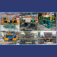 Máquina Multifuncional para Reciclaje de Neumáticos y Motores con Componentes de Aleación de Aluminio para Trituración de Chatarra y Caucho
