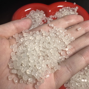 Résine HDPE recyclée certifiée GRS |   Granulés de polyéthylène blancs et naturels |   Granulés à haute densité et stables - Product Image 4