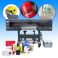 Hancolor usine 60CM UV DTF quatre I3200 tête imprimante autocollant jet d'encre CMYK blanc UV DTF imprimante avec plastifieuse